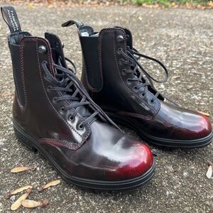 Blundstone boots 2220 Originals - Bordeaux Brush lace up gore 9 US Women (6 AU